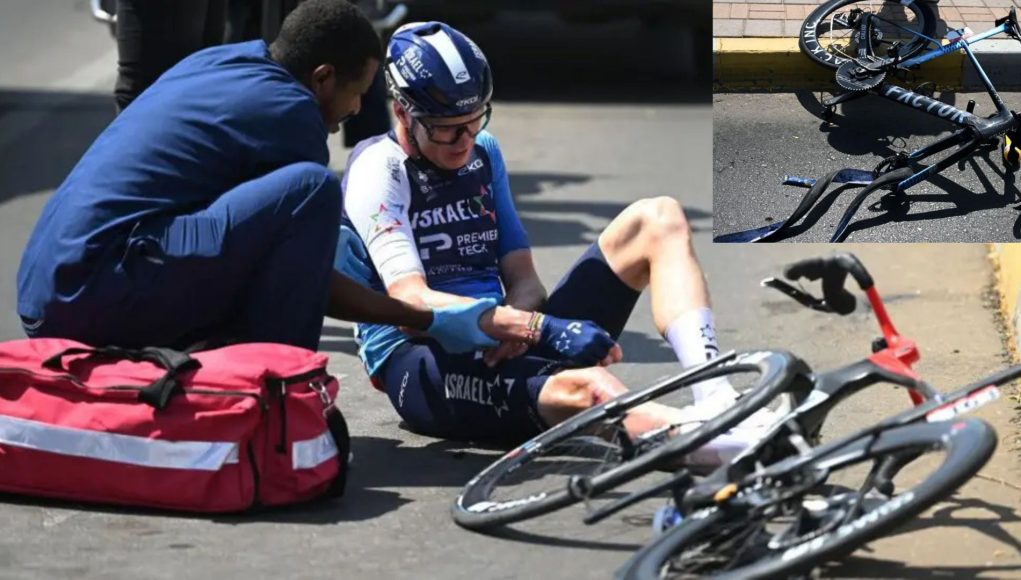 Froome Suffers Broken Collarbone in UAE Tour Crash. The four-time Tour de France champion went down in a mass pile-up during the final stage
