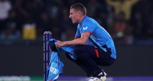 Carse out of CT, Rehan Ahmed named as replacement Brydon Carse in action during a cricket match, ruled out of the 2025 Champions Trophy due to a toe injury, with Rehan Ahmed named as his replacement in the England squad.