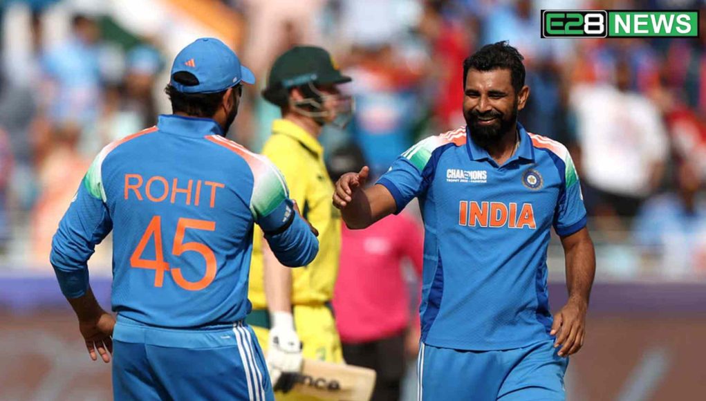 India will face New Zealand after 25 years in the Champions Trophy, when and where was the last match Who is it (1) Shami