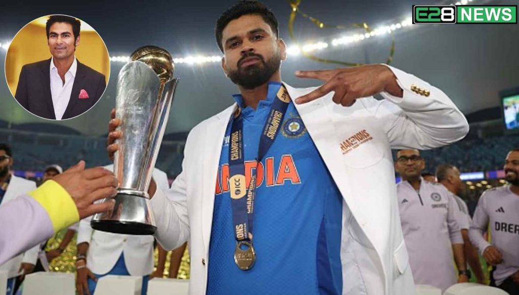 India will face New Zealand after 25 years in the Champions Trophy, when and where was the last match Who is it (1) Shreyas Iyer