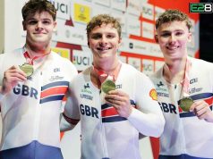 GB men win gold in team sprint at Track Nations Cup GB men