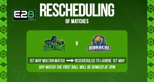 Heatwave Disrupts PSL 2025: Matches Rescheduled for Player Safety PSL 2025 Matches Rescheduled Due to Heatwave for Player Safety