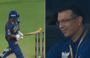 Rishabh Pant lost his wicket by playing a strange shot, Sanjeev Goenka’s reaction went super viral Rishabh Pant’s Strange Shot & Goenka’s Viral Reaction – IPL 2025