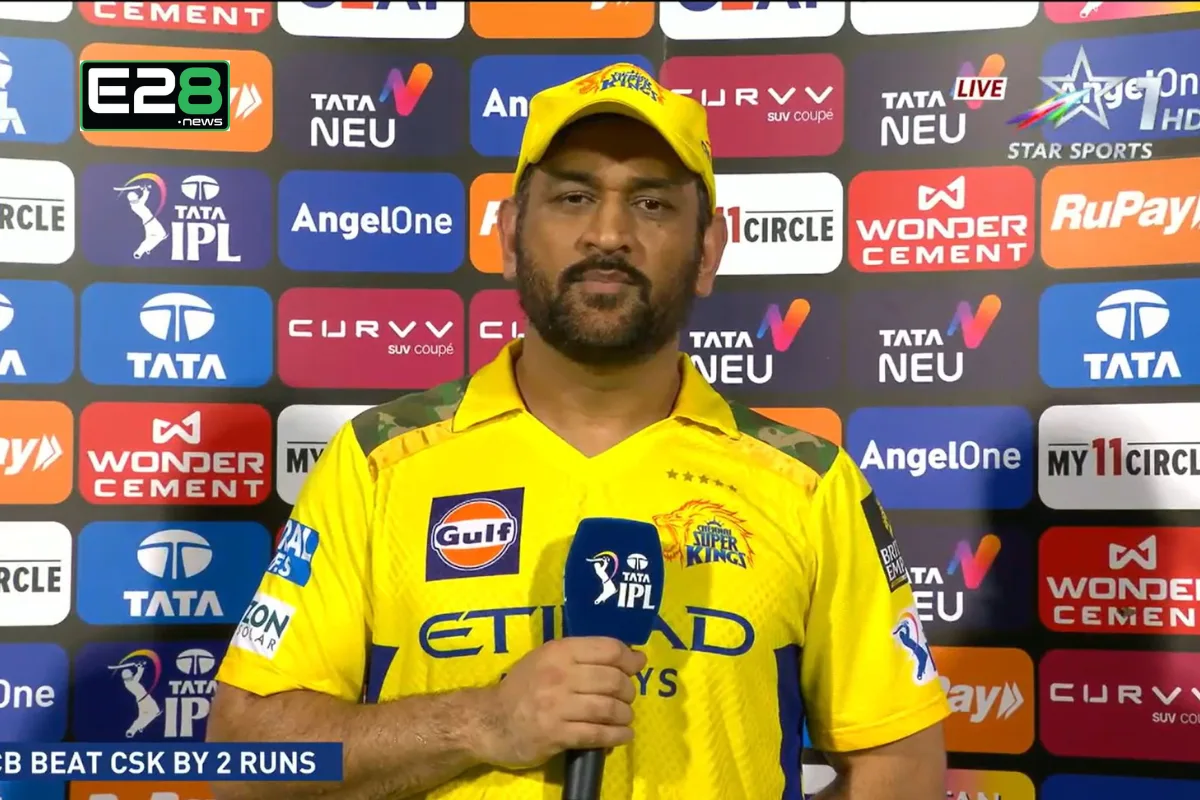 MS Dhoni Takes Responsibility After CSK’s Loss to RCB in IPL 2025

