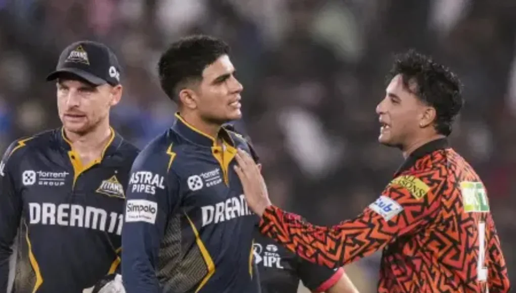 Shubman Gill’s Heated On-Field Argument FI Shubman Gill’s Heated On-Field Argument in Ahmedabad