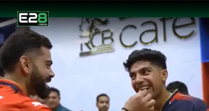 Virat Kohli’s Funny Reaction to Young RCB Star Swastik Chikara Goes Viral Kohli