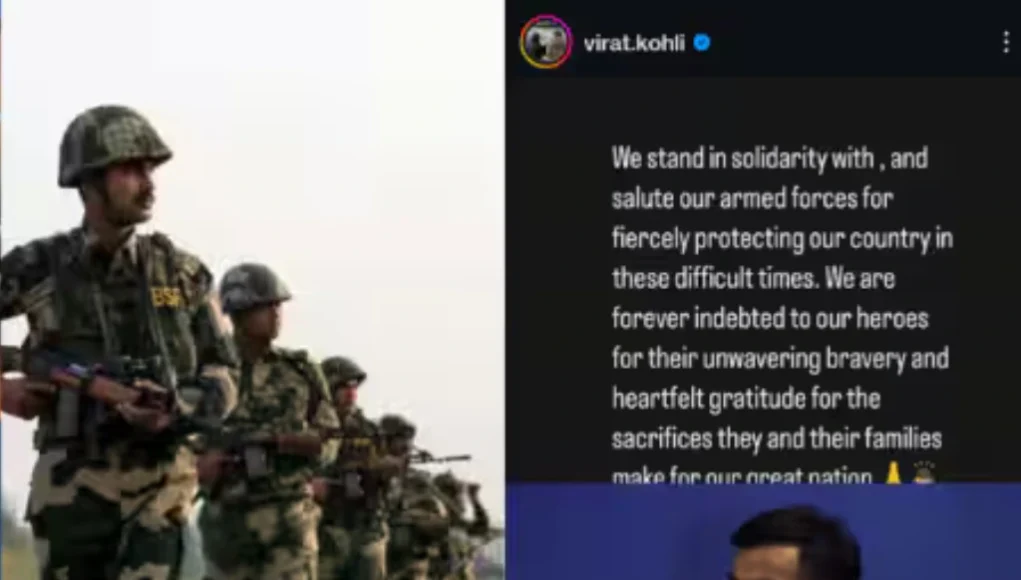 Virat Kohli Breaks Silence Virat Kohli Breaks Silence on India-Pakistan Tension, Makes Strong Statement