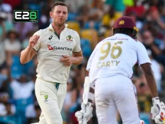 Australia Tighten Grip as West Indies Collapse in Dramatic Day-Night Test Australia Lead as West Indies Collapse in 15-Wicket Day