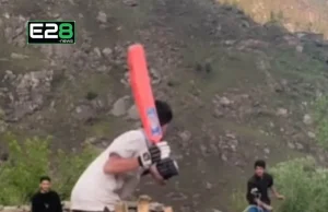 Kashmir Boys Invent Smart Hack for Hilltop Cricket Kashmir Cricket Hack: Boys Stop Ball Falling From Hill