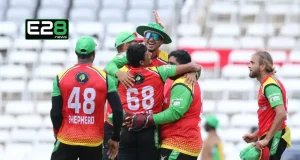 Tahir’s Four-Wicket Masterclass Guides Amazon Warriors to Commanding Victory Amazon Warriors Top Table After Tahir's Four-Wicket Haul