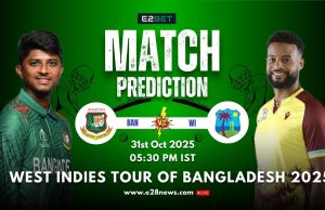 BAN vs WI 3rd T20I Prediction by E2bet: Match Details, Pitch Report & Betting Tips– Who Will Win Today’s Match? BAN vs WI