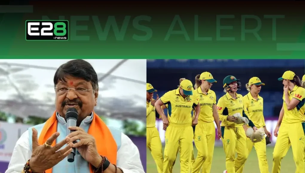 Kailash Vijayvargiya blames Australian players for Indore incident Kailash Vijayvargiya