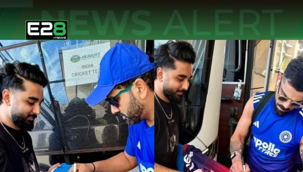 Kohli Signs Pakistan Fan’s RCB Jersey Virat Kohli