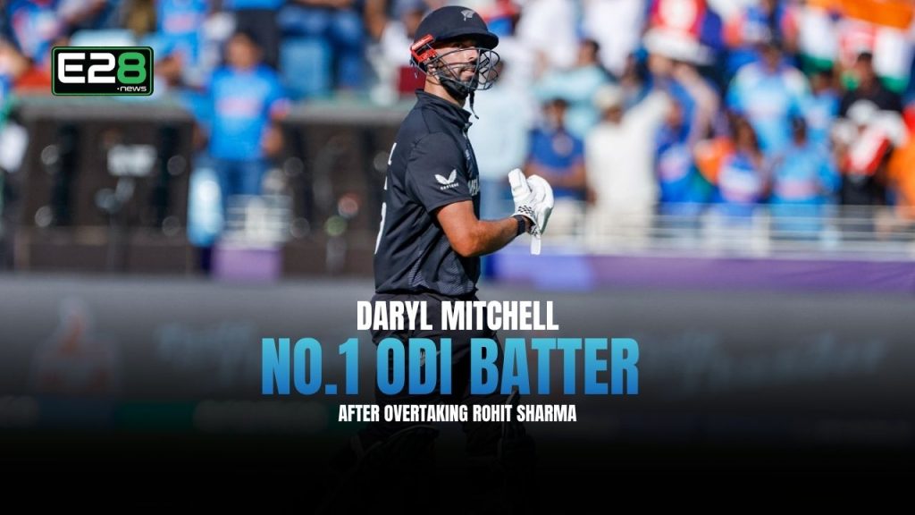 Daryl Mitchell No.1 ODI Batter