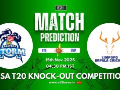 ETS vs LMP Match Prediction by E28, 21st T20 Match Details – Who will win today’s match? ETS vs LMP