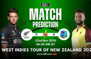 NZ vs WI 3rd ODI Prediction by E28: Match Details, Pitch Report; Betting Tips– Who Will Win Today’s Match? NZ vs WI