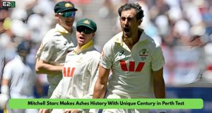 Mitchell Starc Makes Ashes History With Unique Century in Perth Test Mitchell Starc