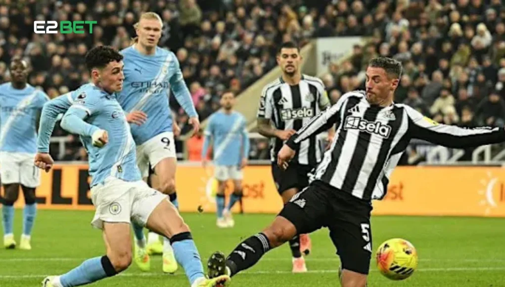 Man City have been awarded a penalty Man City Frustrated After Newcastle Defeat in Tough Clash