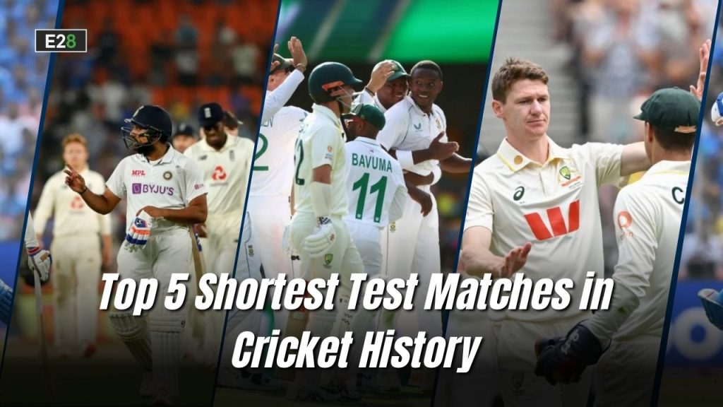 Shortest Test Matches in Cricket History