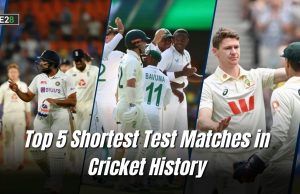 Top 5 Shortest Test Matches in Cricket History Shortest Test Matches in Cricket History
