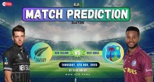 NZ vs WI 2nd T20I Prediction by E28: Match Details, Pitch Report & Betting Tips– Who Will Win Today’s Match? NZ vs WI