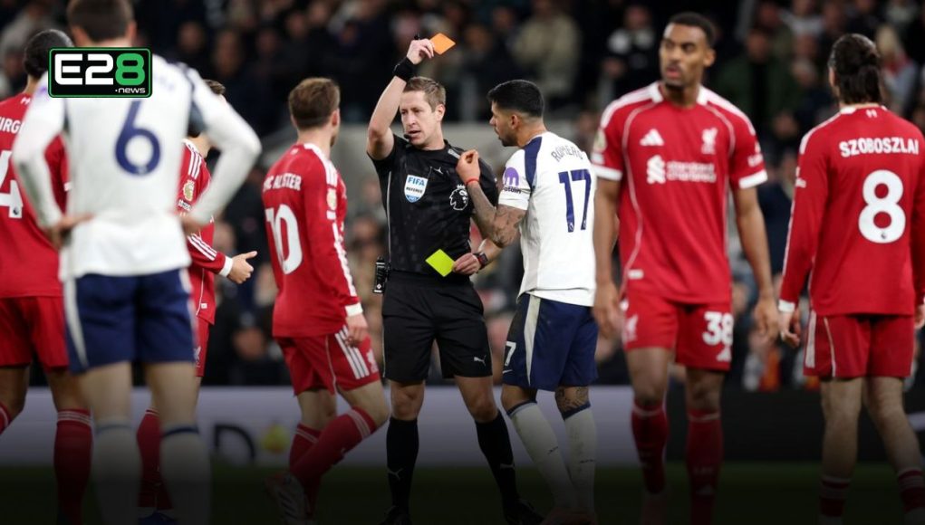 Cristian Romero Red Card