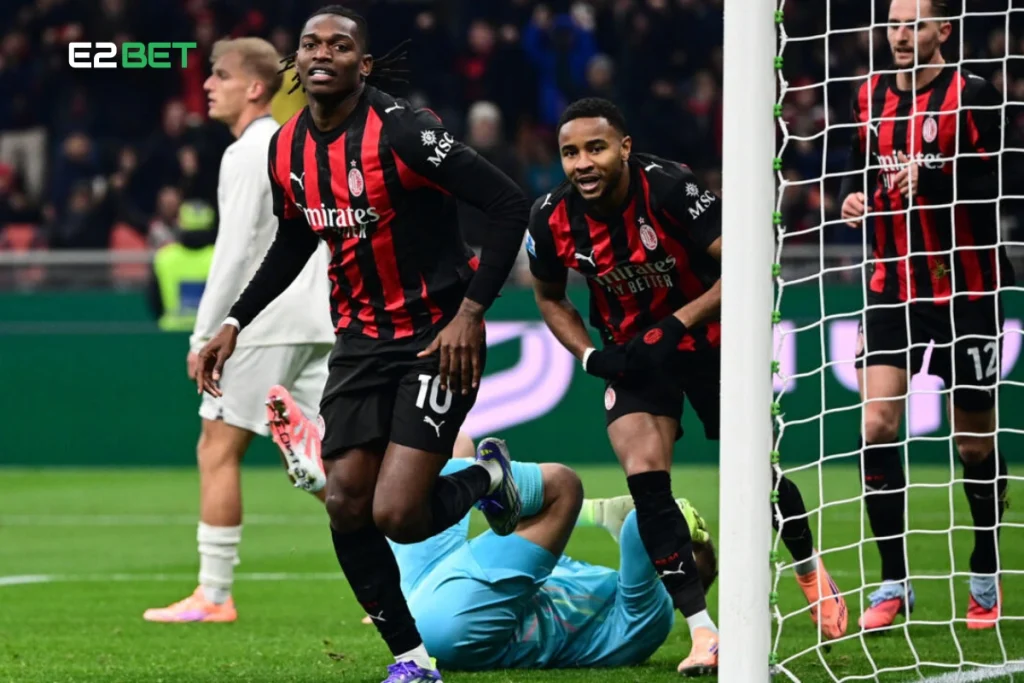 AC Milan top Serie A after Rafael Leao late strike