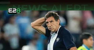 Shocking! Argentina Coach Spotted Smoking Mid-Match coach Gustavo