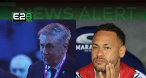Neymar’s World Cup Form in Question, Ancelotti Reacts to Draw Neymar
