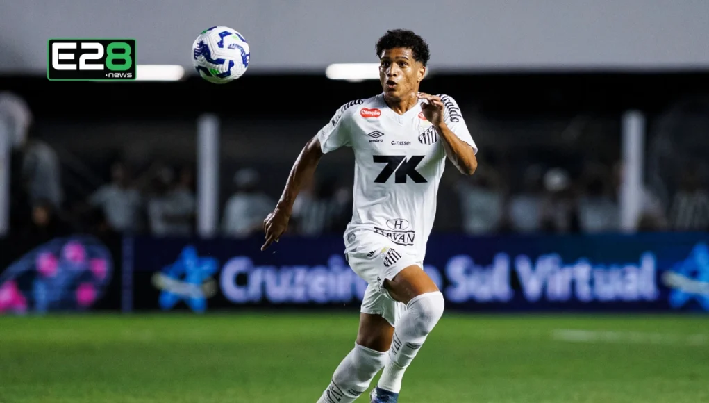 Brazilian Left-Back Souza from Santos Tottenham Hotspur close in on Brazilian left-back Souza